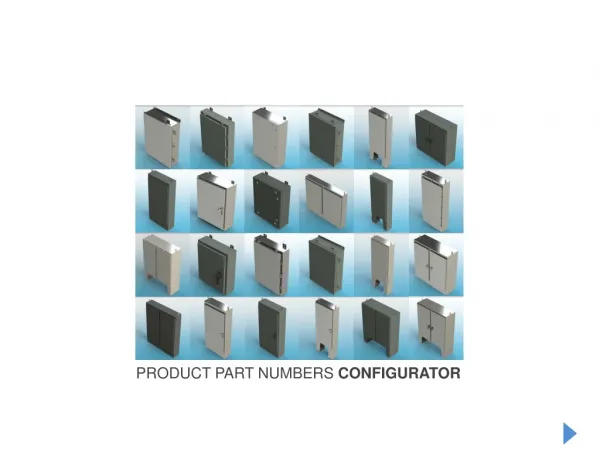 PRODUCT PART NUMBERS CONFIGURATOR