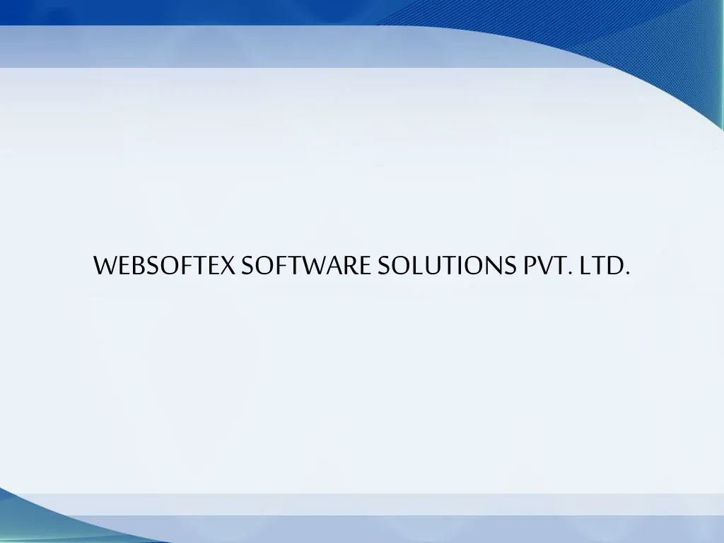 websoftex software solutions pvt ltd