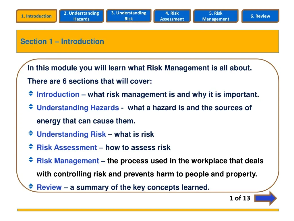 3 understanding risk