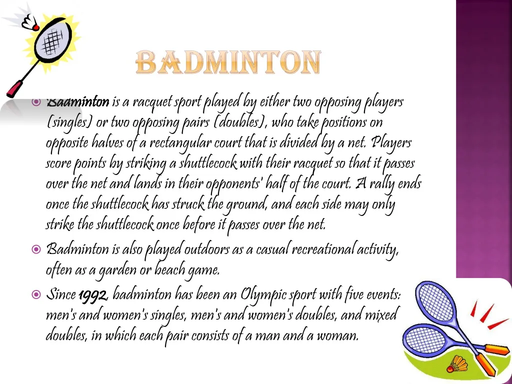 badminton