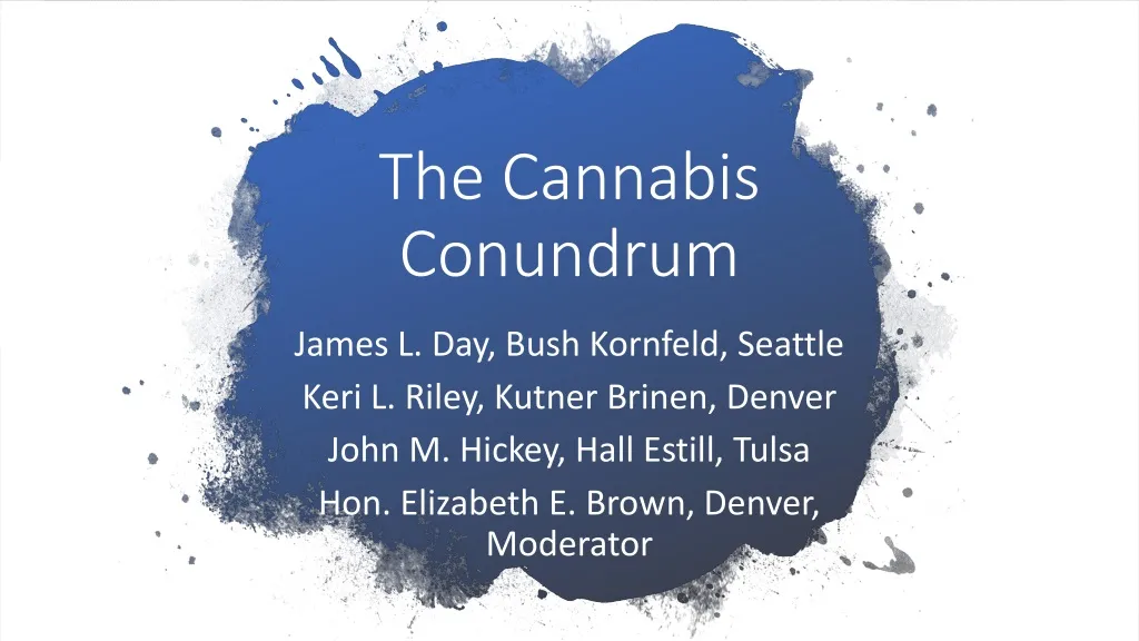 the cannabis conundrum