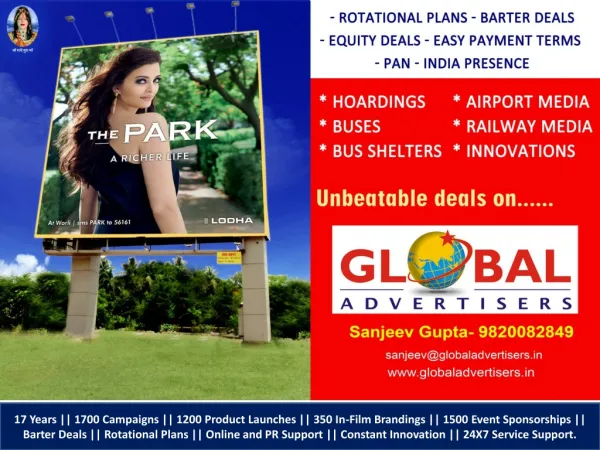 Lodha Group Properties Outdoor Advertisement of Mumbai