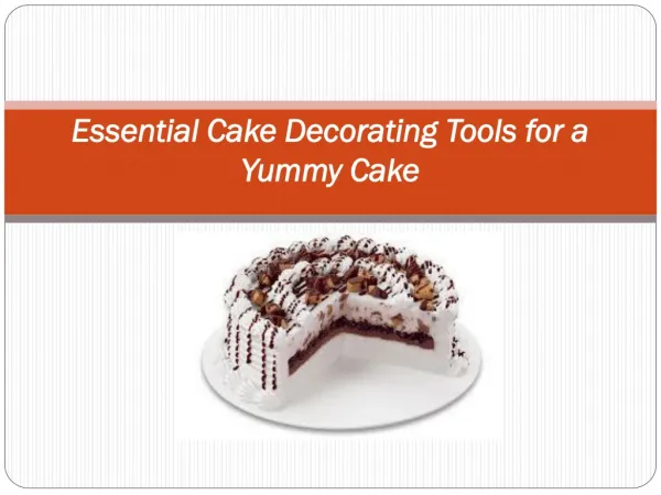 One stop shop for all types of cake decorations supplies