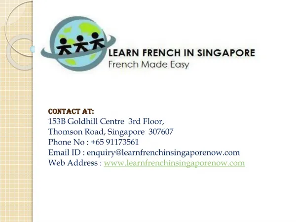 Learn French In Singapore