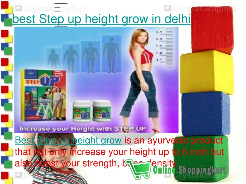 best step up height grow in delhi