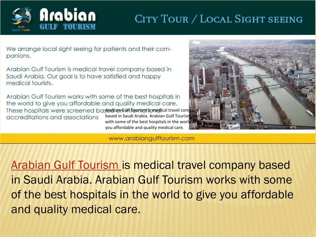 arabian gulf tourism is medical travel company