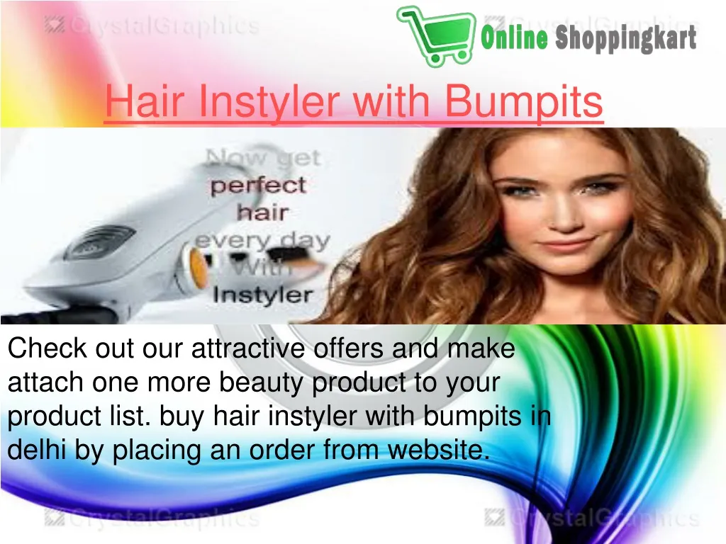 hair instyler with bumpits