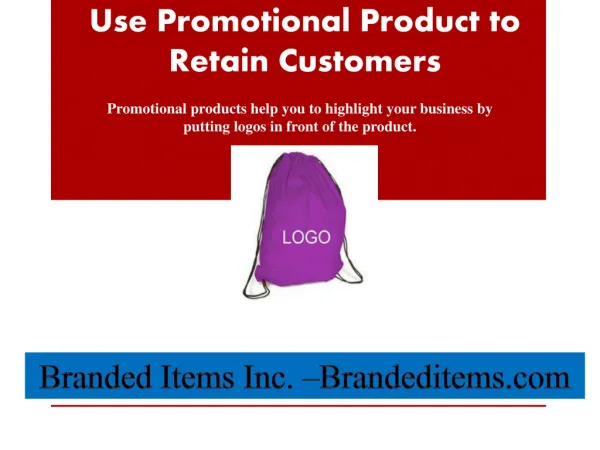 promotional products for business by branded items