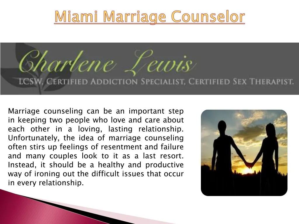 miami marriage counselor