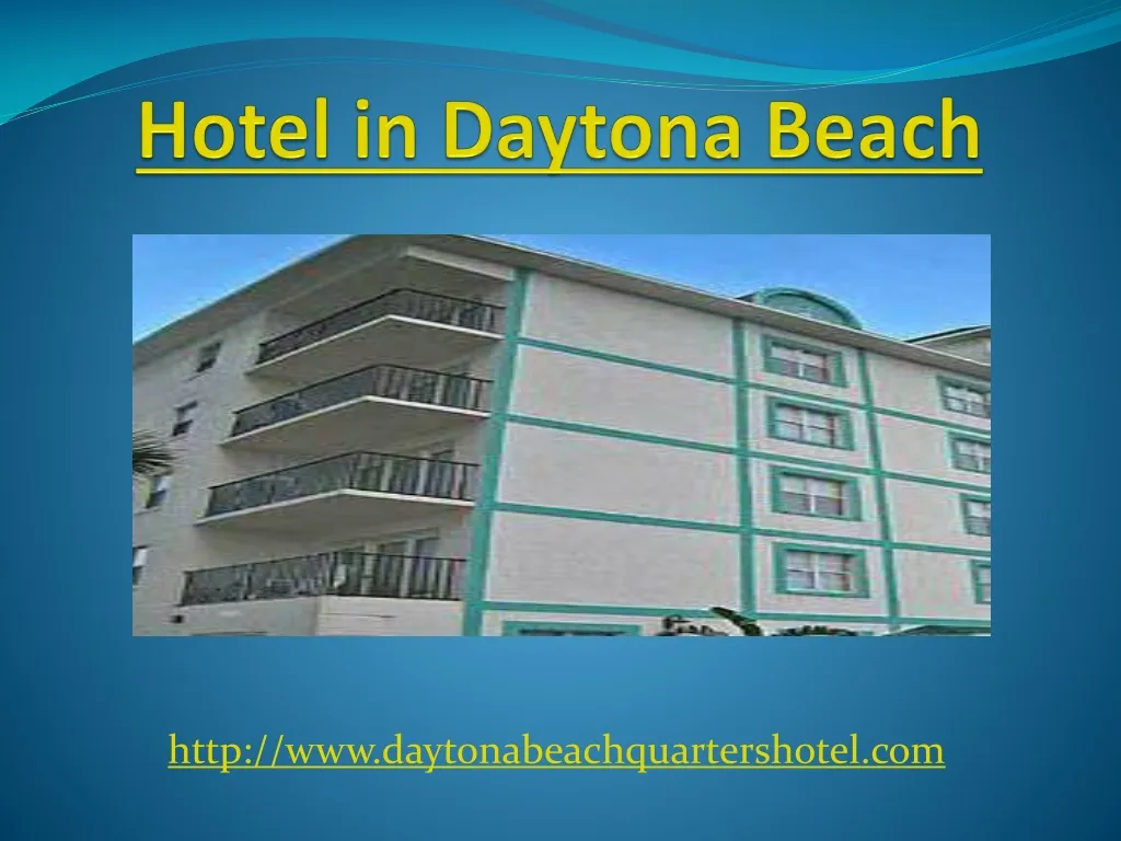 hotel in daytona beach