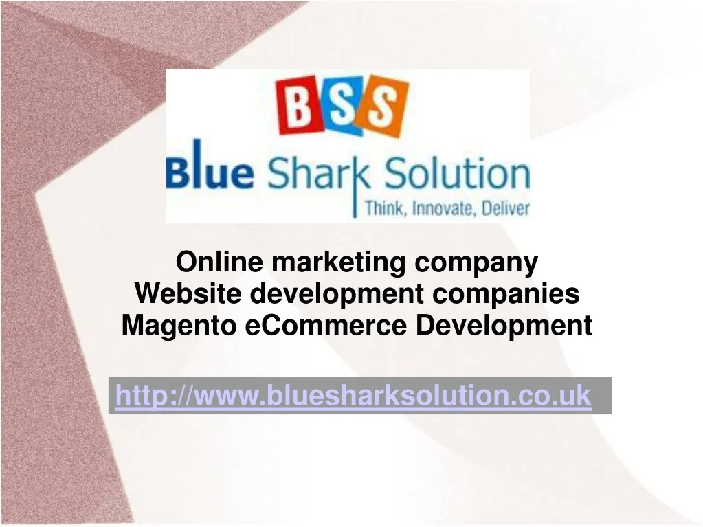 online marketing company website development