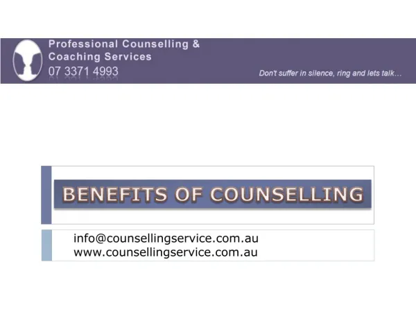 Proofessional Counselling