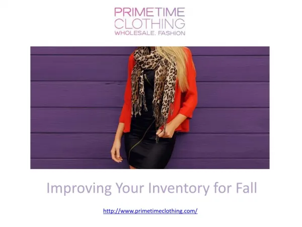 Improving Your Inventory for Fall