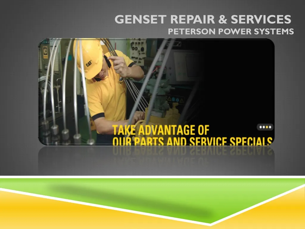 genset repair services