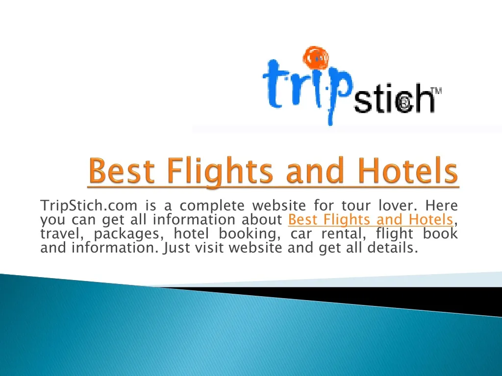 best flights and hotels
