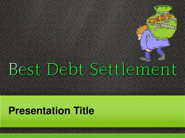 Best Debt Settlement