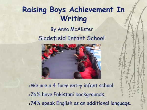 Raising Boys Achievement In Writing