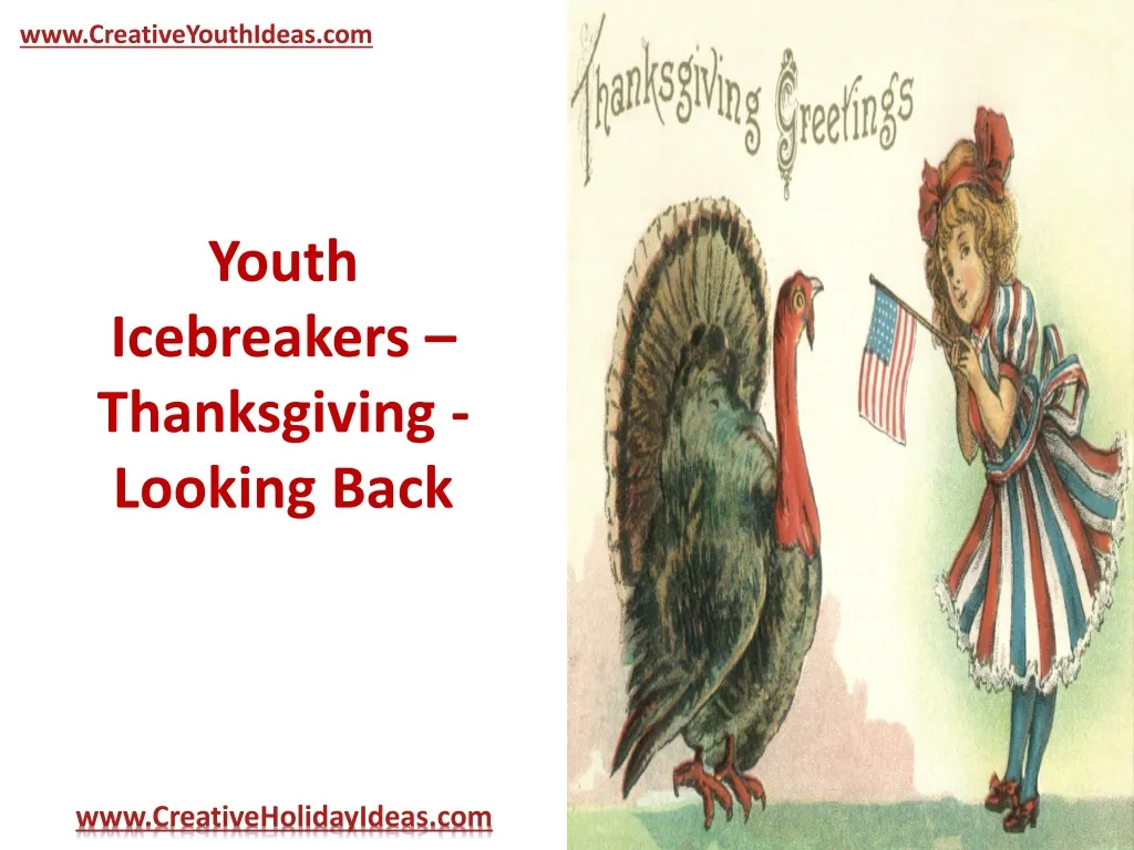 youth icebreakers thanksgiving looking back