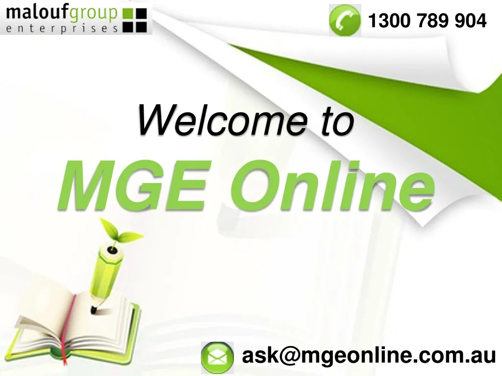 welcome to mge online