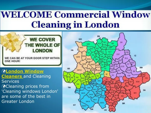 Commercial Window Cleaners of London with Prompt Services