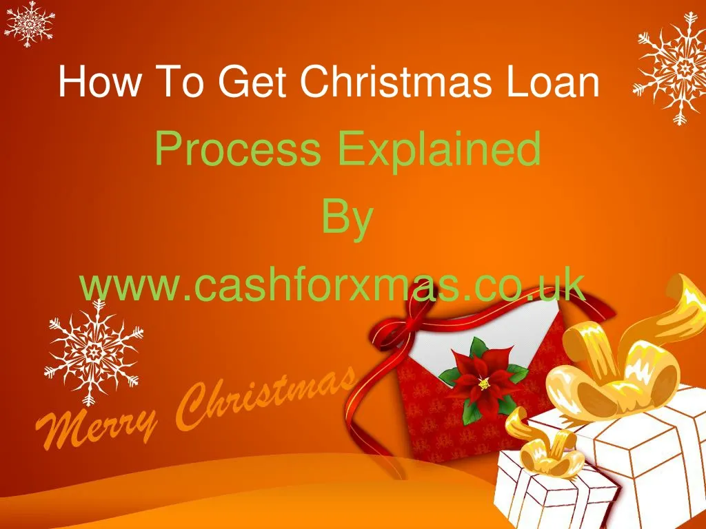 how to get christmas loan