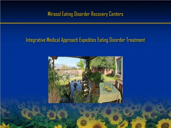 Integratve medical approach expedites eating disorder treatm