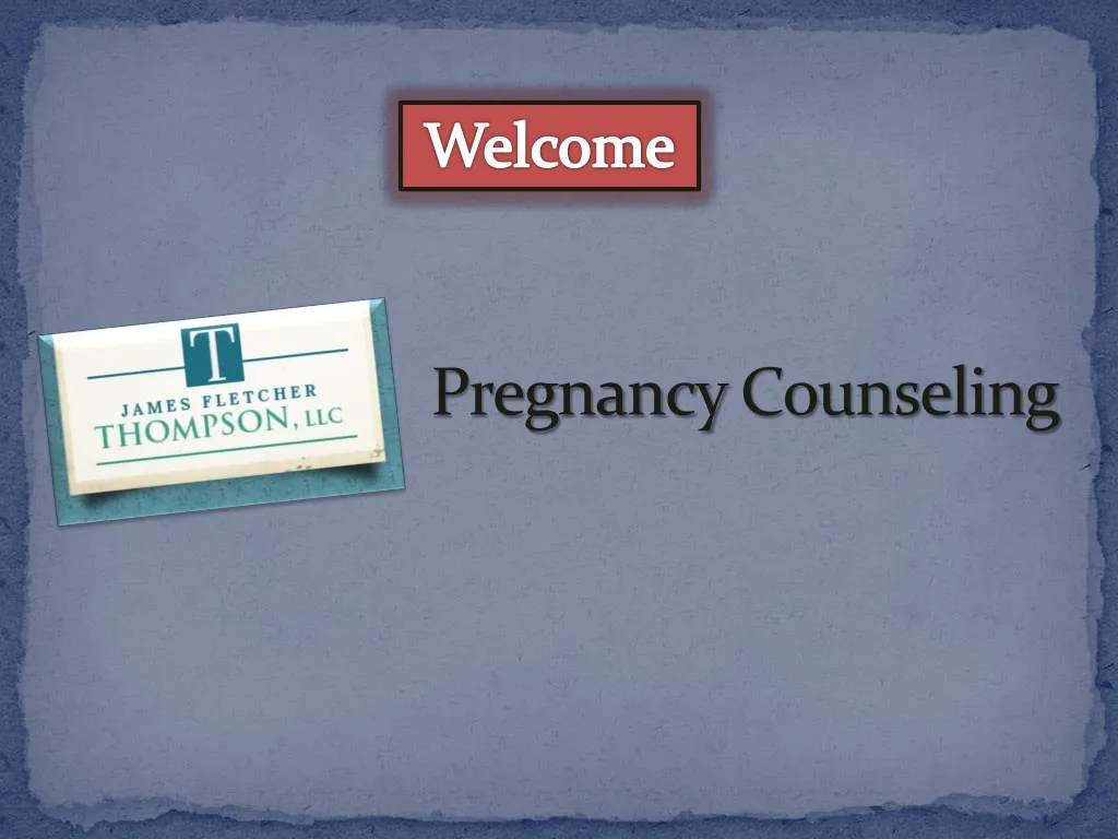 pregnancy counseling