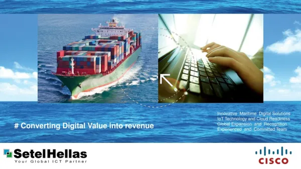Innovative Maritime Digital Solutions IoT Technology and Cloud Readiness