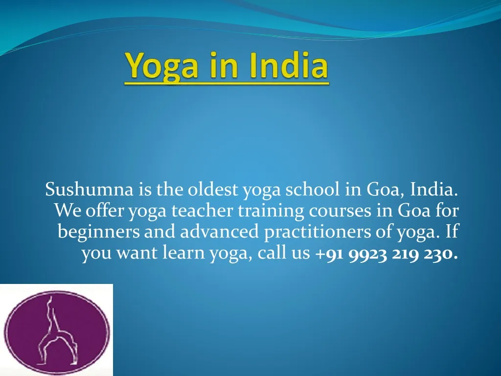 yoga in india