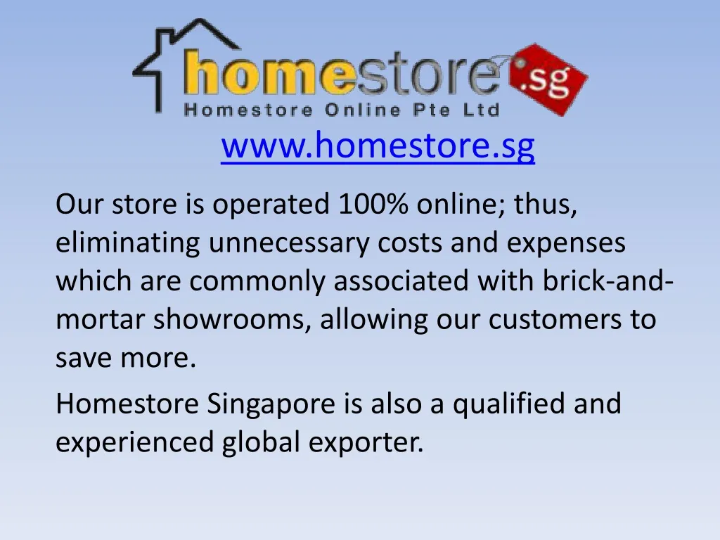 www homestore sg