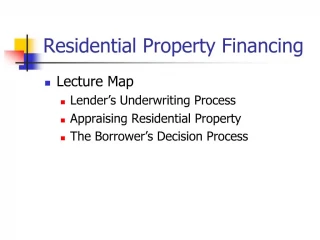 Residential Property Financing - slide 1