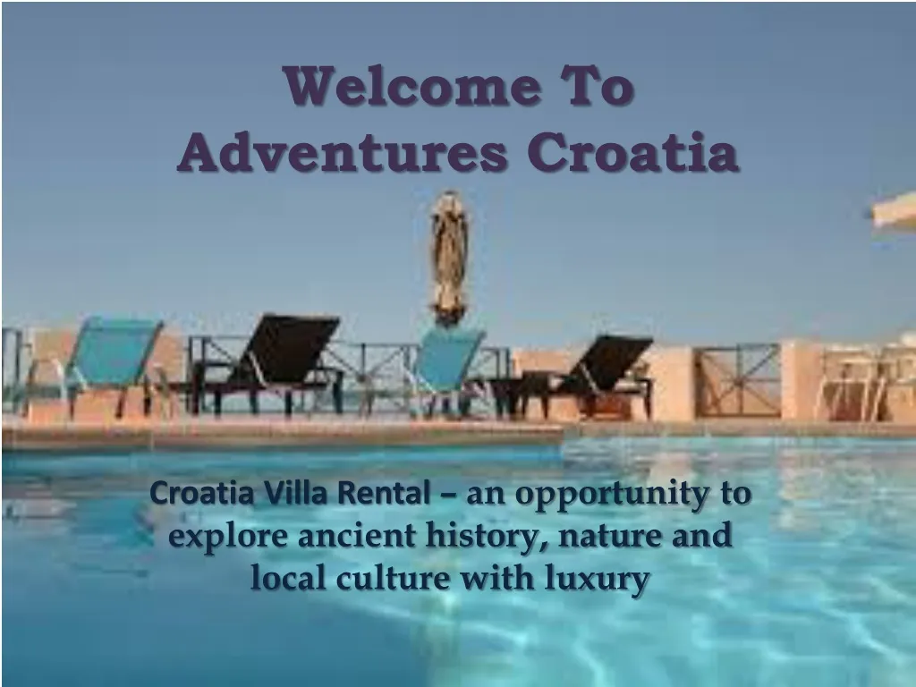 welcome to adventures croatia