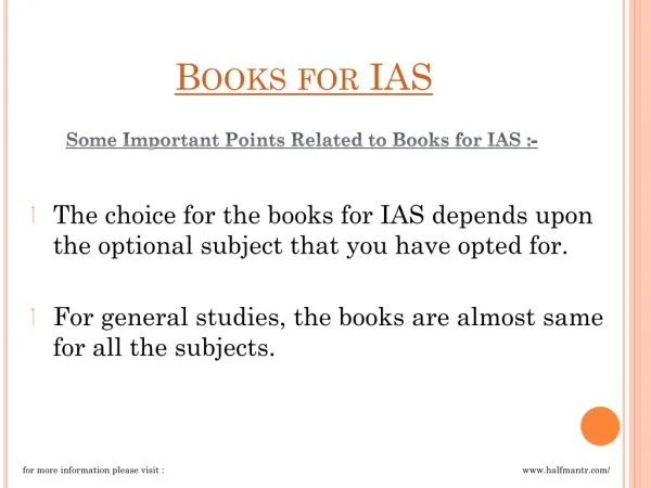 Books for IAS online