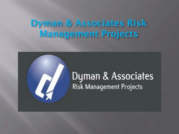 About Us , Dyman & Associates Risk Management Projects