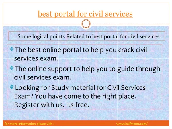 Latest steps best portal for civil services