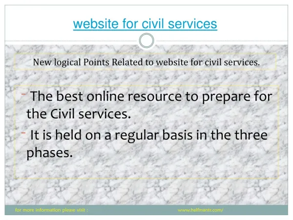 halfmantr provide the best website for civil services