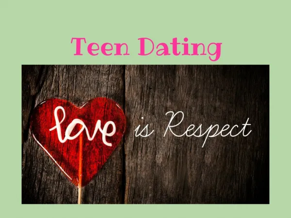 Teen Dating