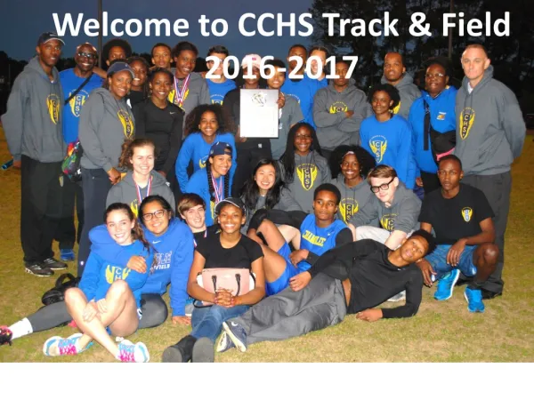 Welcome to CCHS Track &amp; Field 2016-2017