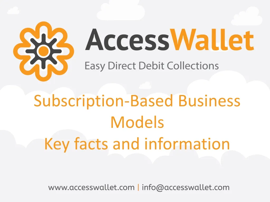 subscription based business models key facts