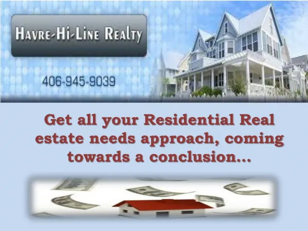 We provide Residential Realestate.