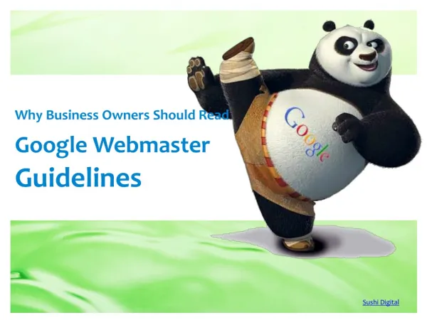 Why Business Owners Should Read Google Webmaster Guidelines