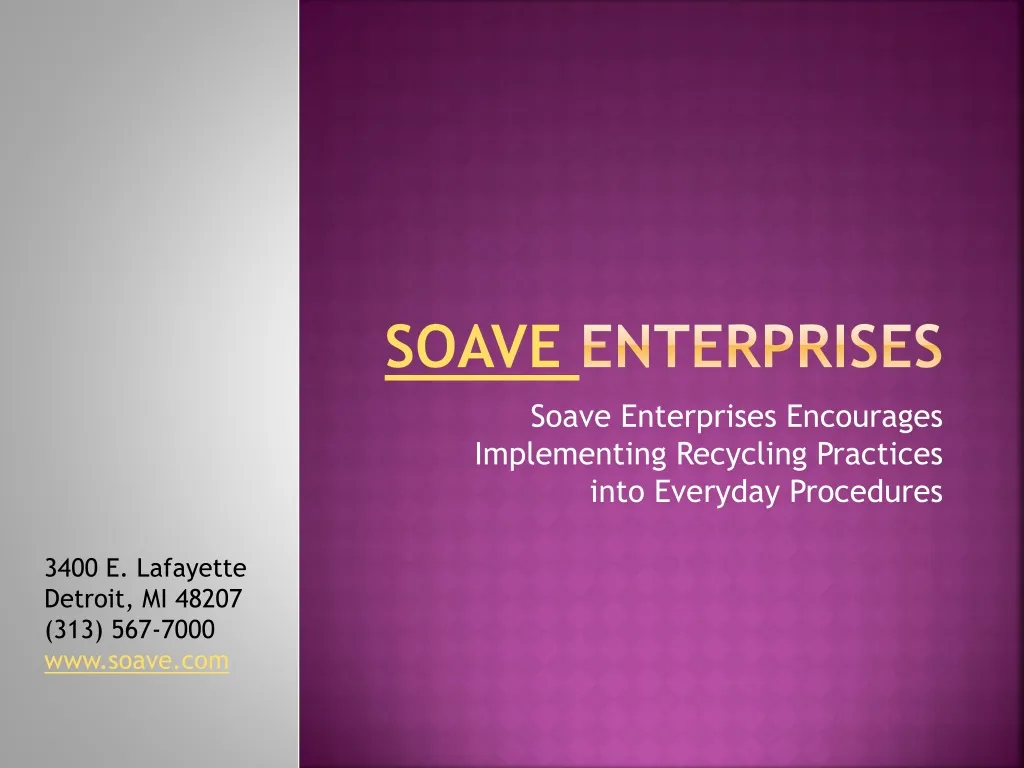 soave enterprises