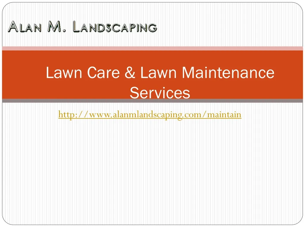 lawn care lawn maintenance services
