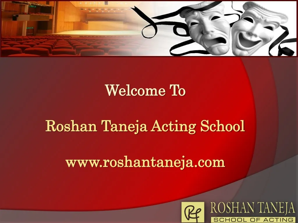 welcome to roshan taneja acting school