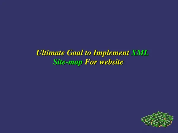 Sitemap Importance into Website