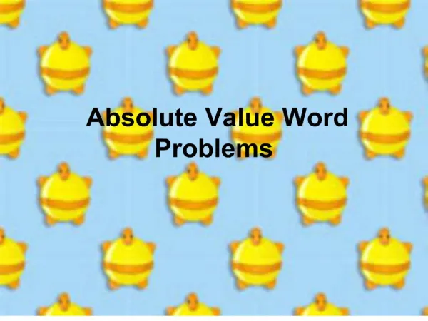 absolute value word problems