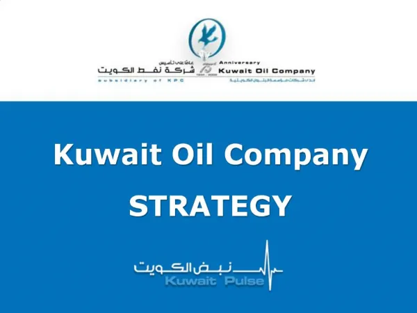 Kuwait Oil Company STRATEGY