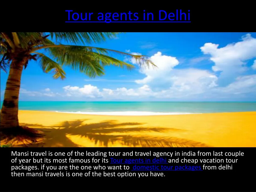 tour agents in delhi