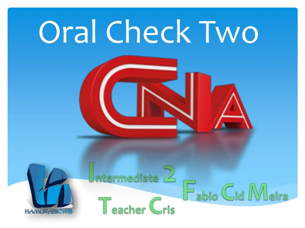 oral check two