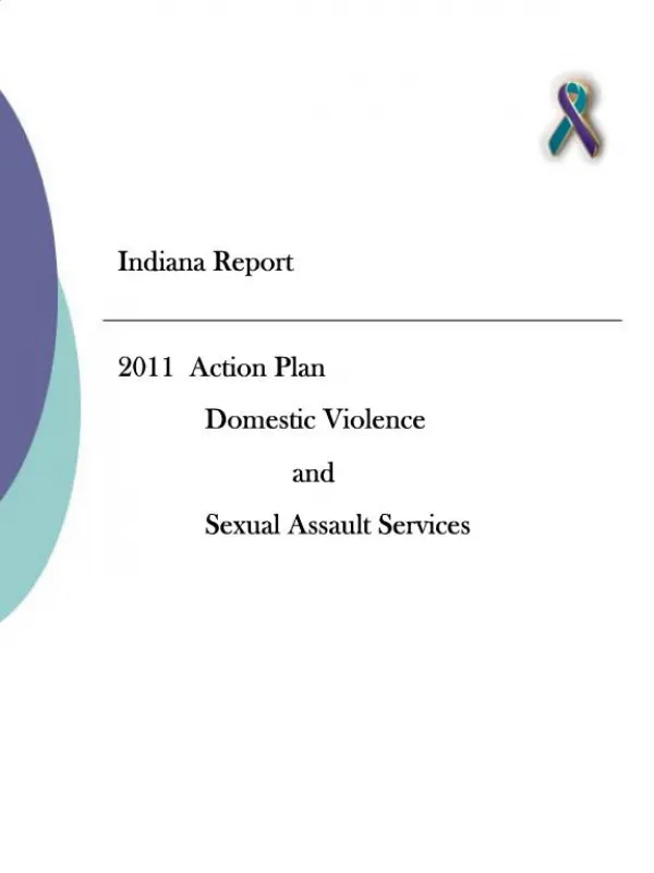Indiana Report 2011 Action Plan Domestic Violence and Sexual Assault Services